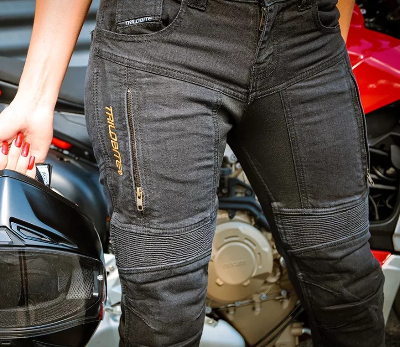 Dámské džíny Trilobite Parado doublelayer AAA slim fit black level 2