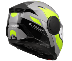 Přilba Scope ll DURIA Gloss Grey H-V Yellow LS2