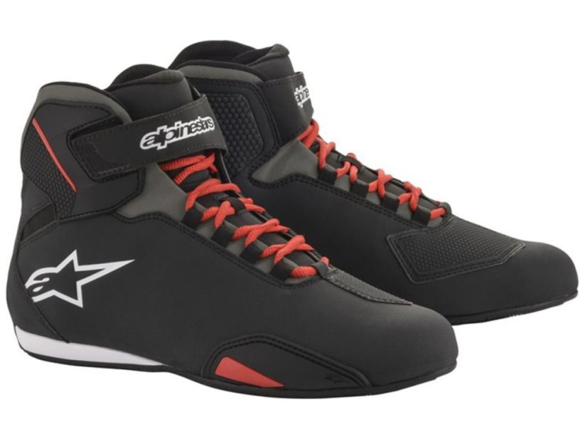 Boty SEKTOR ALPINESTARS černo/červené
