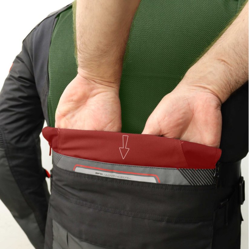 Pánská textilní moto bunda SPARK TRAILMASTER, šedá