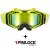 Brýle AURA PRO GOGGLE BLACK YELLOW WITH LS2- iridiové sklo