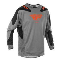 Motokrosový dres KINETIC SYM, FLY RACING - USA 2025 (šedá/oranžová/černá)