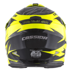 Motokrosová přilba junior CASSIDA CROSS CUP TWO KIDS (žlutá fluo/černá/šedá)