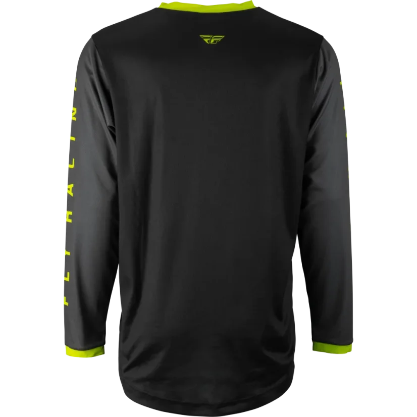 Motokrosový dres Fly Racing F-16 Jersey černá, šedá, žlutá