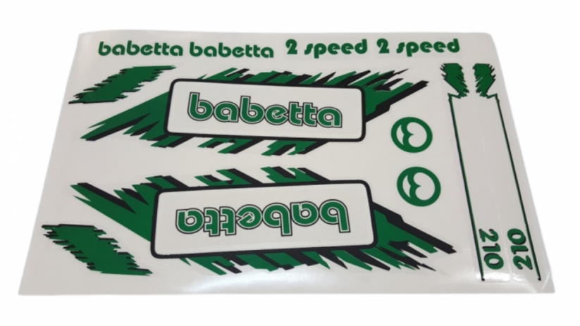 Nálepka Babetta zelená