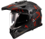 Přilba PIONEER II CRAZY Black Red LS2
