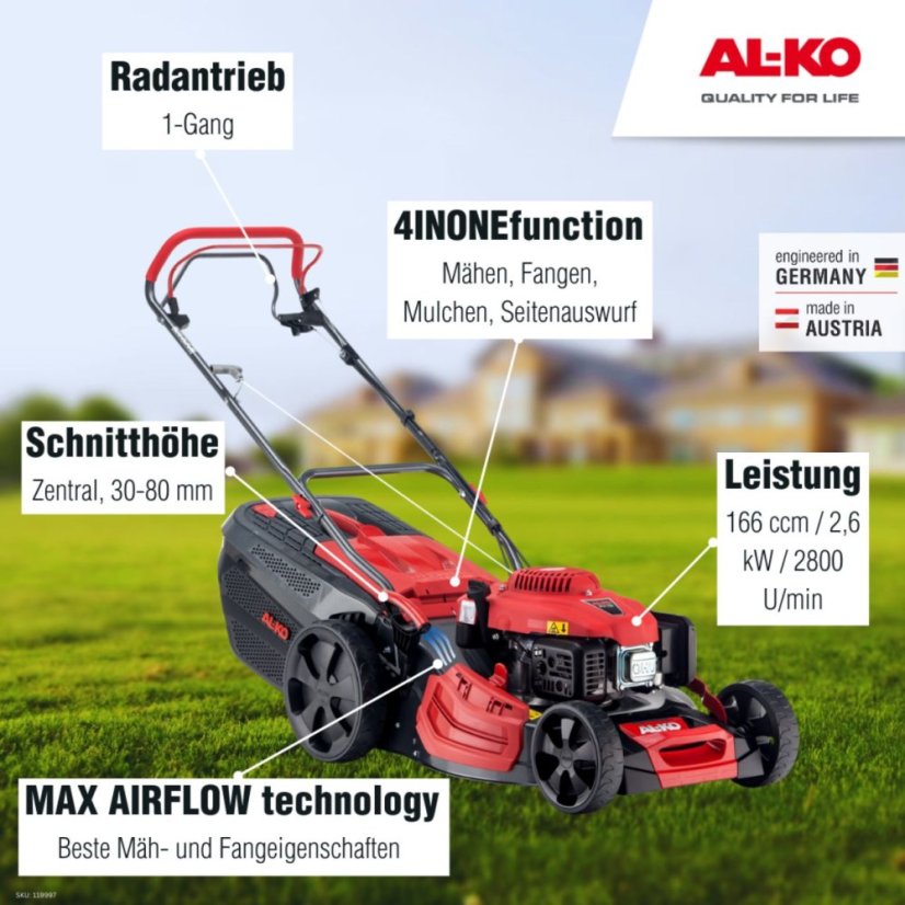 Benzínová sekačka AL-KO 521 SP-A Premium
