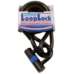 Lankový zámek Loop Lock 15, s U-zámkem, OXFORD, 1,6m x 15mm