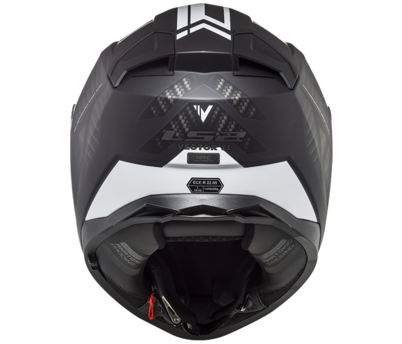 Přilba Vector II SPLITTER Black White LS2