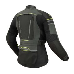 Dámská textilní moto bunda Spark Nevada fluo