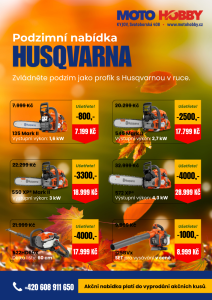 PODZIMNÍ NABÍDKA HUSQVARNA+