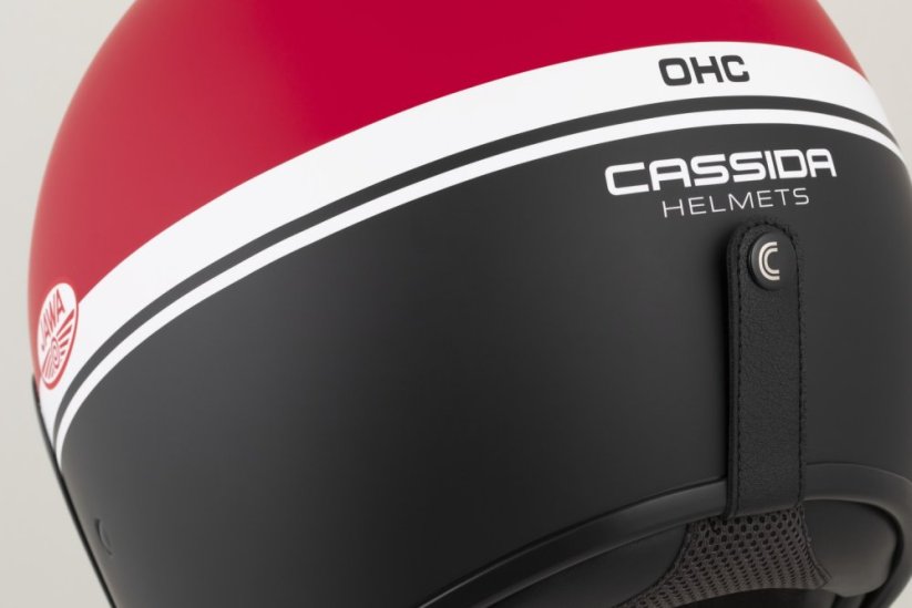 Otevřená přilba Oxygen 2.0 Jawa OHC, CASSIDA (červená matná/černá/bílá) 2026