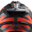 LS2 MX701 Explorer Spire enduro přilba Black Titanium Red - Velikost: XL