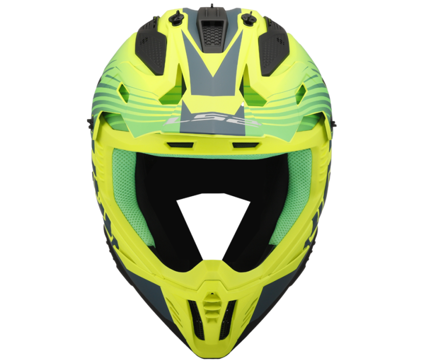 Přilba FAST II DUCK M.H-V Green H-V Yell LS2