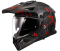 Přilba PIONEER II CRAZY Black Red LS2
