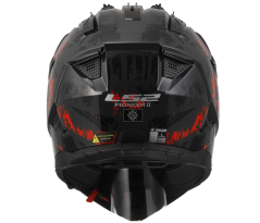 Přilba PIONEER II CRAZY Black Red LS2 Přilba PIONEER II CRAZY Black Red LS2