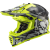 Dětská motokrosová přilba LS2 MX437 FAST EVO CRUSHER BLACK H-V YELLOW
