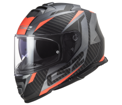 Přilba STORM II RACER Matt Titanium Fluo Orange Přilba STORM II RACER Matt Titanium Fluo Orange