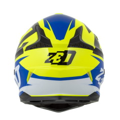 Motokrosová přilba junior ZED X1.9 (modrá/žlutá fluo/černá/bílá)