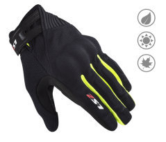 Textilní rukavice LS2 DART II Black/H-V Yellow