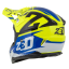 Motokrosová přilba junior ZED X1.9 (modrá/žlutá fluo/černá/bílá) - Velikost přilby: YL