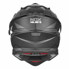 Enduro přilba NOX N312 EXTEND (černá/bílá mat.)