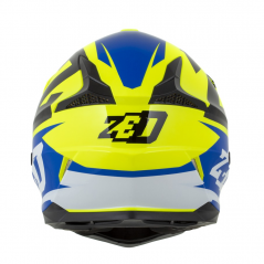 Motokrosová přilba junior ZED X1.9 (modrá/žlutá fluo/černá/bílá)
