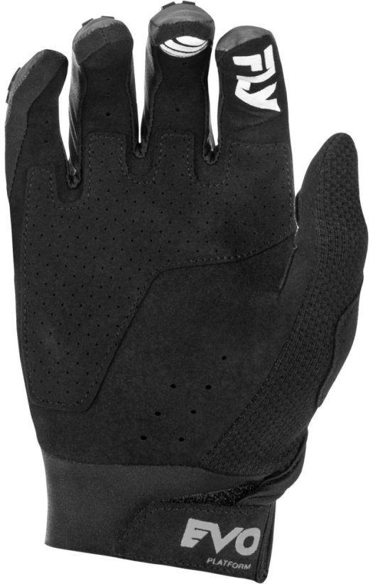 Rukavice EVOLUTION DST, FLY RACING - USA 2026 (černá/šedá) - Velikost: XL