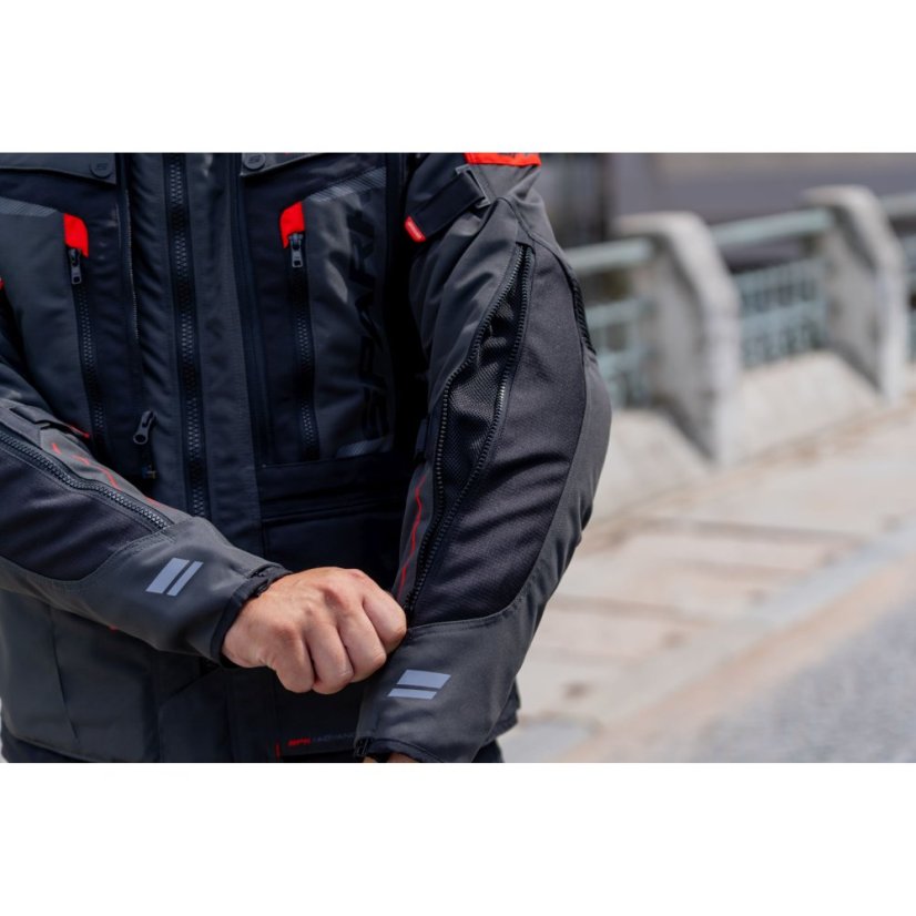 Pánská textilní moto bunda SPARK TRAILMASTER, šedá