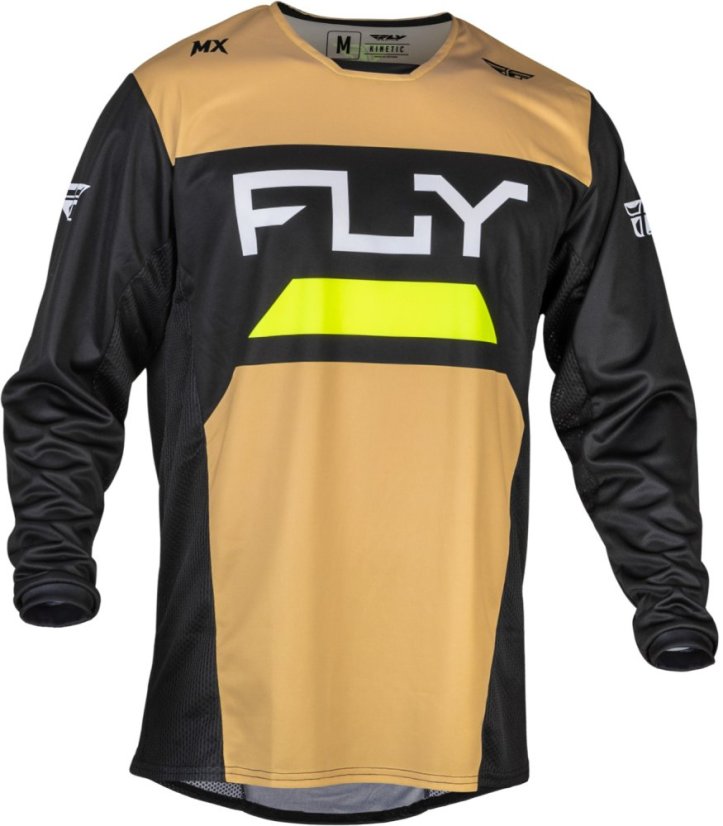 Motokrosový dres Fly Racing Reload Jersey okrová, černá