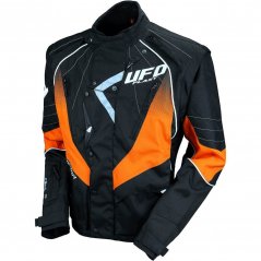 Pánská textilní bunda UFO Sierra černo/oranžová