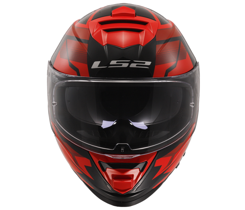 Přilba STORM II  TRACKER Black Red
