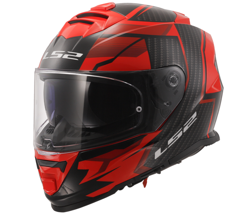 Přilba STORM II  TRACKER Black Red