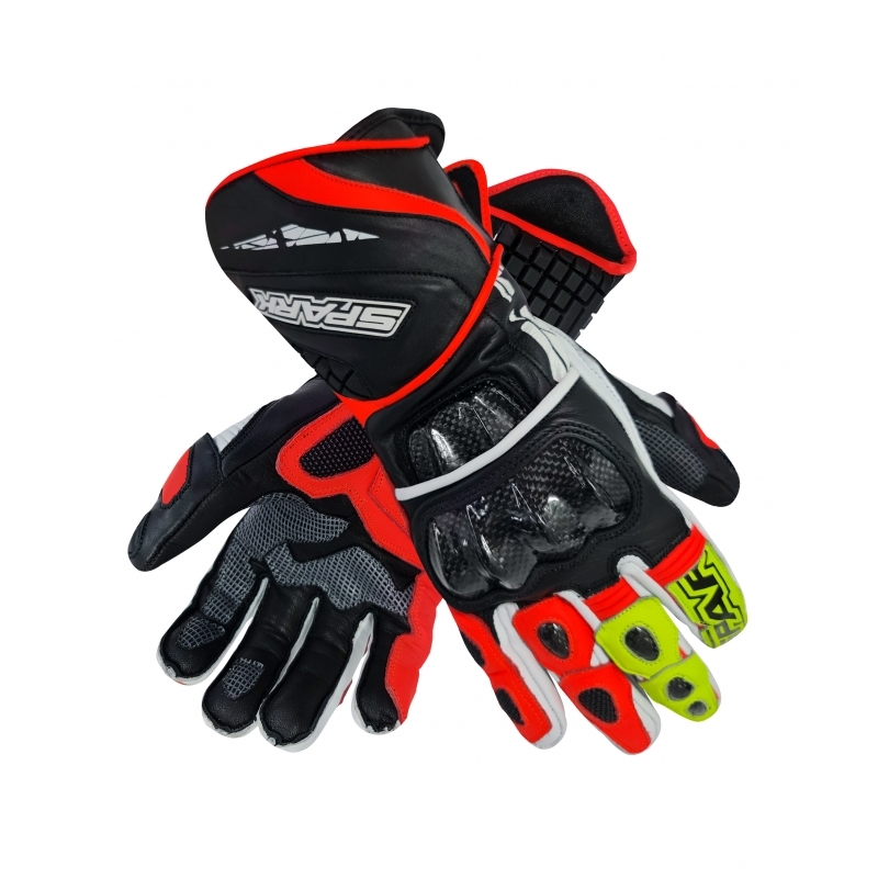 Kožené rukavice Spark APEX red