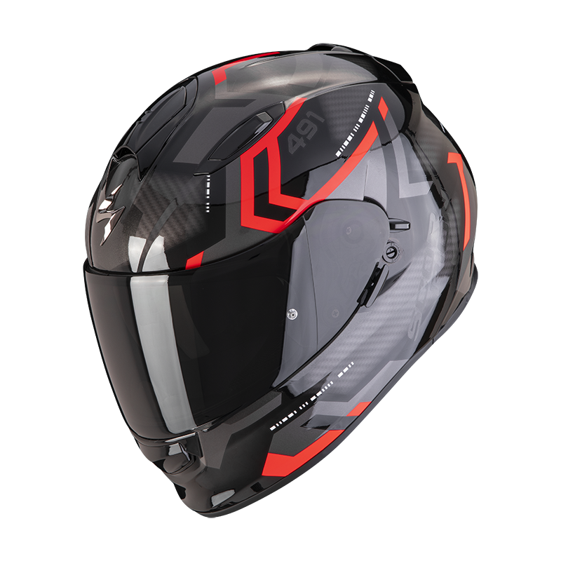 Integrální přilba Scorpion EXO-491 Spin (černo-červená) Integrální přilba Scorpion EXO-491 Spin (černo-červená)