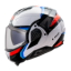 LS2 Advant II Triple překlápěcí přilba White/ blue/red