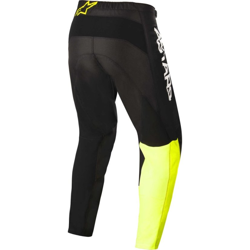 Motokrosové kalhoty Alpinestars Fluid Chaser  (černá / žlutá fluo)