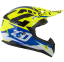 Motokrosová přilba junior ZED X1.9 (modrá/žlutá fluo/černá/bílá) - Velikost přilby: YL