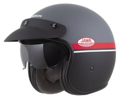 Otevřená přilba Oxygen 2.0 Jawa OHC, CASSIDA (šedá matná/červená/černá/bílá) 2026