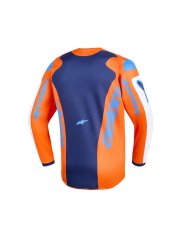 Dětský motokrosový dres FLUID GRID YOUTH, ALPINESTARS (oranžová/modrá/bílá) 2026