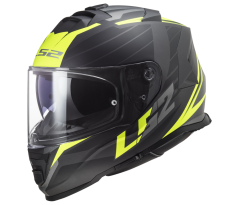 Přilba STORM II NERVE Matt Black H-V Yellow LS2 Přilba STORM II NERVE Matt Black H-V Yellow LS2