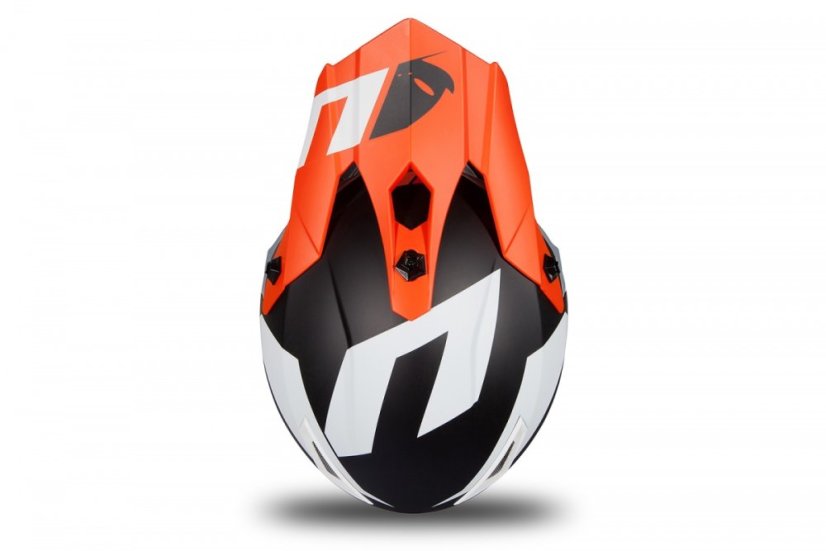 Dětská motokrosová přilba UFO HE192 NEON (oranžová) - Velikost přilby: YL