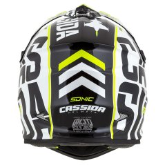 Motokrosová přilba CROSS CUP SONIC, CASSIDA (ČERNÁ/BÍLÁ/ŽLUTÁ FLUO/ŠEDÁ) Motokrosová přilba CROSS CUP SONIC, CASSIDA (ČERNÁ/BÍLÁ/ŽLUTÁ FLUO/ŠEDÁ)