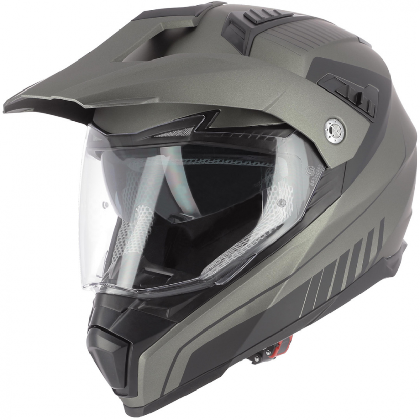 Enduro přilba ASTONE CROSSMAX SHAFT (titanová mat.)