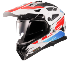 Přilba PIONEER II NAMIB White Blue Red LS2 Přilba PIONEER II NAMIB White Blue Red LS2