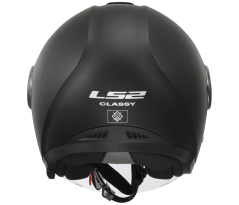 Přilba CLASSY SOLID Matt Black LS2