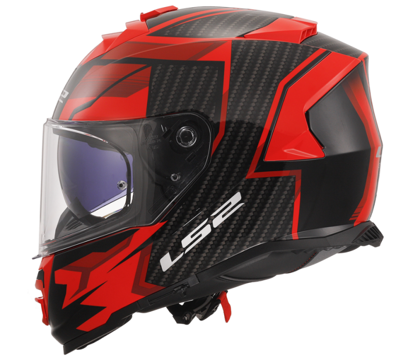 Přilba STORM II  TRACKER Black Red