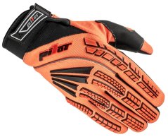 DĚTSKÉ RUKAVICE PIONEER, PILOT (oranžová fluo/černá)