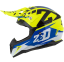 Motokrosová přilba junior ZED X1.9 (modrá/žlutá fluo/černá/bílá) - Velikost přilby: YL