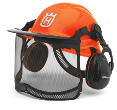 Ochranná přilba Husqvarna Functional - oranžová (klasická)